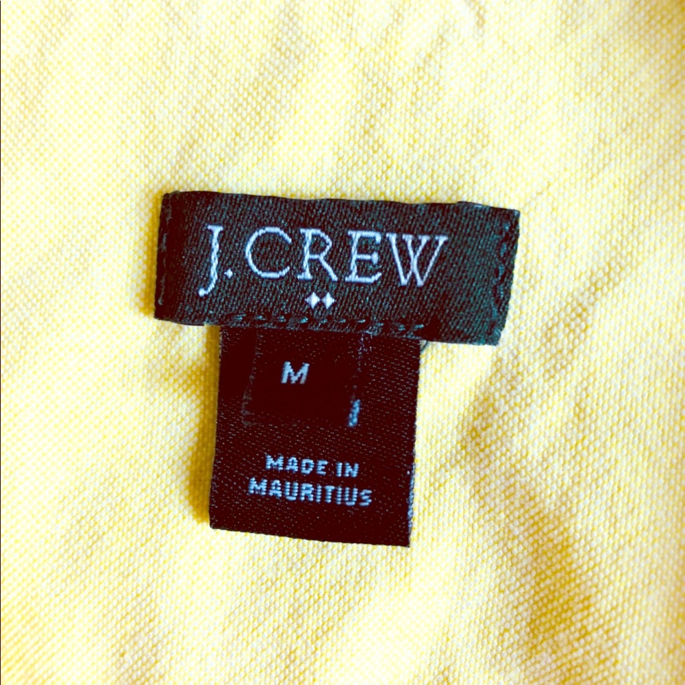 Jcrew yellow shirt